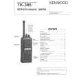 KENWOOD TK385 Instrukcja Serwisowa