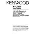 KENWOOD KAC927 Instrukcja Obsługi