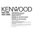 KENWOOD KRC309S Instrukcja Obsługi