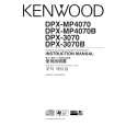 KENWOOD DPX-MP4070 Instrukcja Obsługi