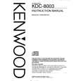 KENWOOD KDC8003 Instrukcja Obsługi