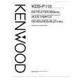 KENWOOD KDSP110 Instrukcja Obsługi