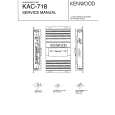KENWOOD KAC7l8 Instrukcja Serwisowa