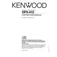 KENWOOD DPX410 Instrukcja Obsługi