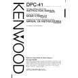KENWOOD DPC41 Instrukcja Obsługi