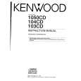 KENWOOD 104CD Instrukcja Obsługi