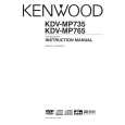 KENWOOD KDV-MP735 Instrukcja Obsługi