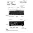 KENWOOD KA-1060 Instrukcja Serwisowa