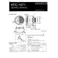 KENWOOD KFC1671 Instrukcja Serwisowa