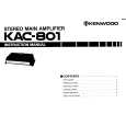 KENWOOD KAC801 Instrukcja Obsługi