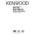 KENWOOD DV705 Instrukcja Obsługi