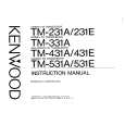 KENWOOD TM531E Instrukcja Obsługi