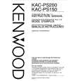 KENWOOD KACPS200 Instrukcja Obsługi