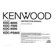 KENWOOD KDC7005 Instrukcja Obsługi