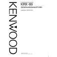KENWOOD KRX69 Instrukcja Obsługi