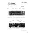 KENWOOD KRA3060 Instrukcja Serwisowa