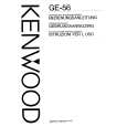 KENWOOD GE56 Instrukcja Obsługi