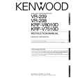 KENWOOD VR209 Instrukcja Obsługi