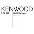 KENWOOD KRC-865 Instrukcja Obsługi