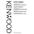 KENWOOD KRC-868D Instrukcja Obsługi