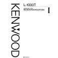 KENWOOD L-1000T Instrukcja Obsługi