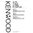 KENWOOD X7WS Instrukcja Obsługi