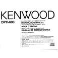 KENWOOD DPX600 Instrukcja Obsługi