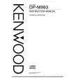 KENWOOD DPM993 Instrukcja Obsługi